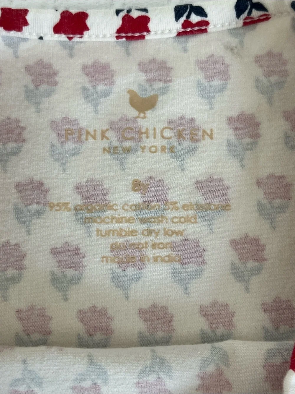 Pink Chicken flower dress